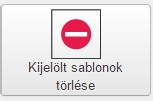 sablon törlése
